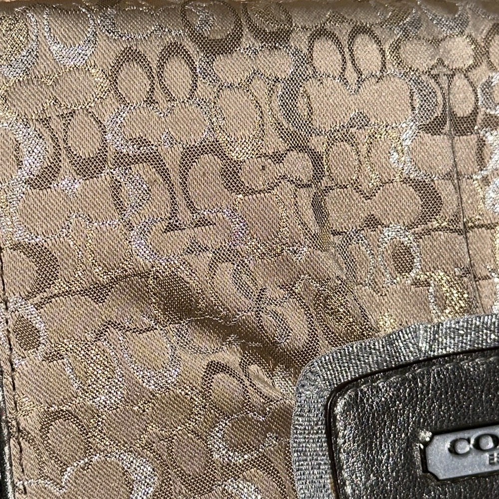 *HTF - NWT* COACH Optic Lurex Crossbody/Clutch - Picture 5 of 16